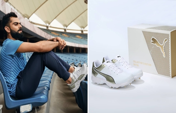 Puma India & Dunzo Works Together to Deliver Limited Edition One8 Merchandise; Kohli Worn Golden Spikes